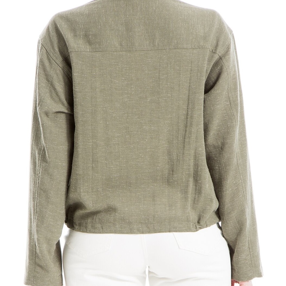 Max Studio Women’s Linen-Blend Jacket Size M - Picture 2 of 12